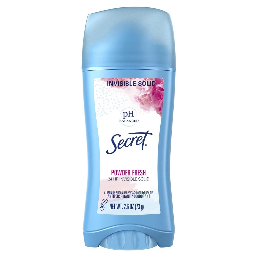 Secret Antiperspirant‎ and Deodorant for Women, 24hr Sweat & Odor Protection